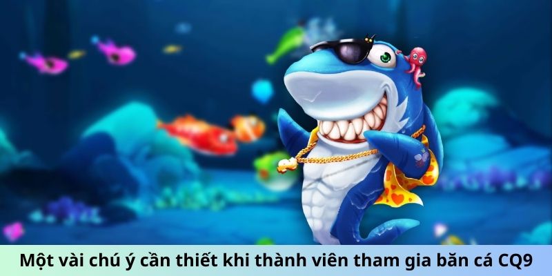 Một vài chú ý cần thiết khi thành viên tham gia băn cá CQ9